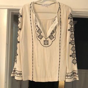 & Other Stories Embroidered Top